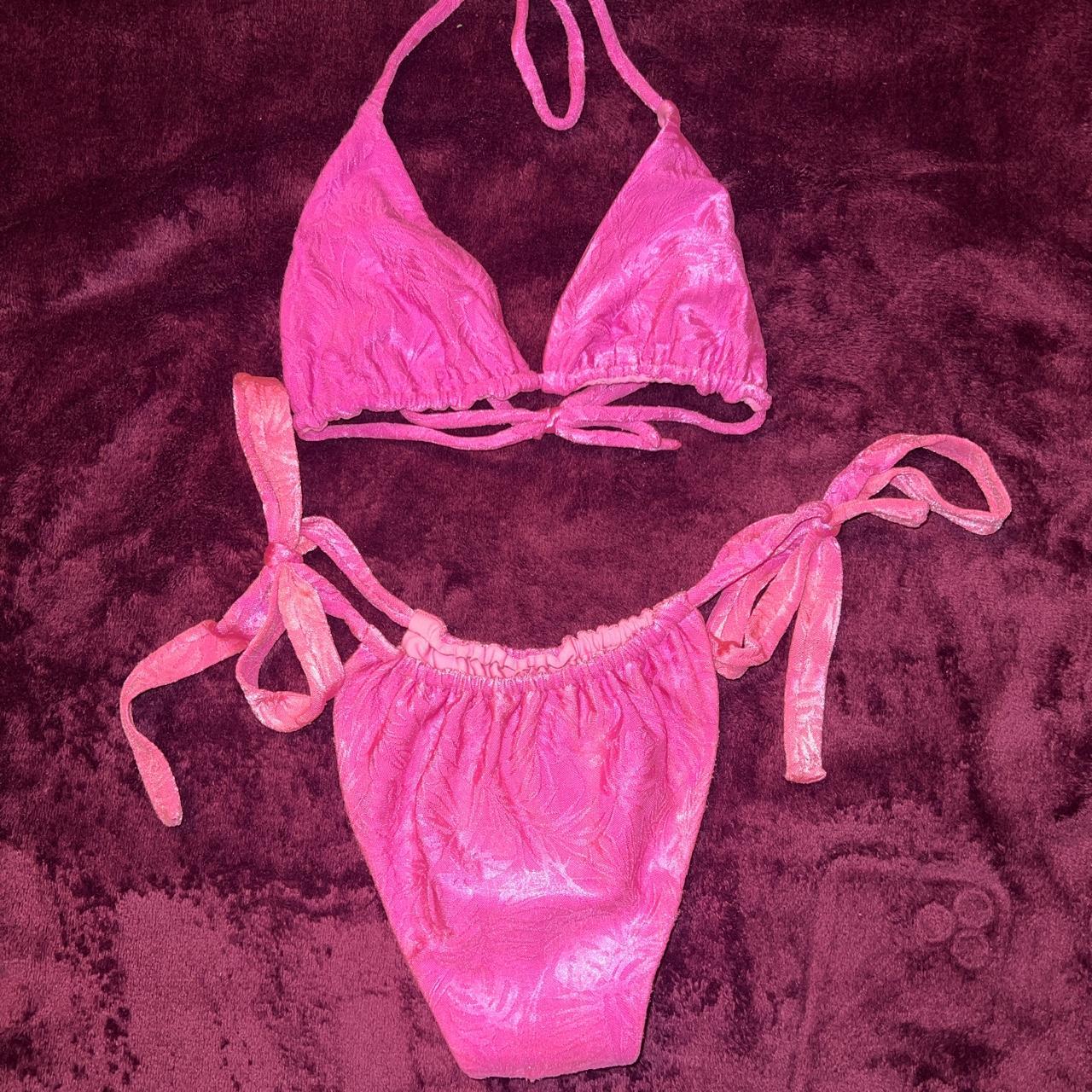 Victoria Secret Velvet Lingerie Set Black Velvet - Depop