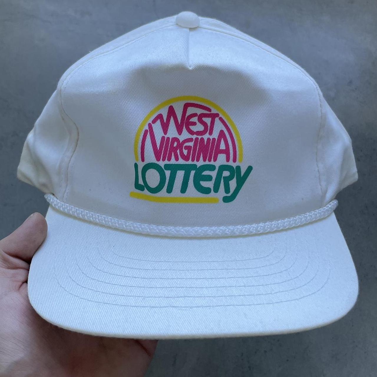 90s west virginia lottery vintage rope snap back depop