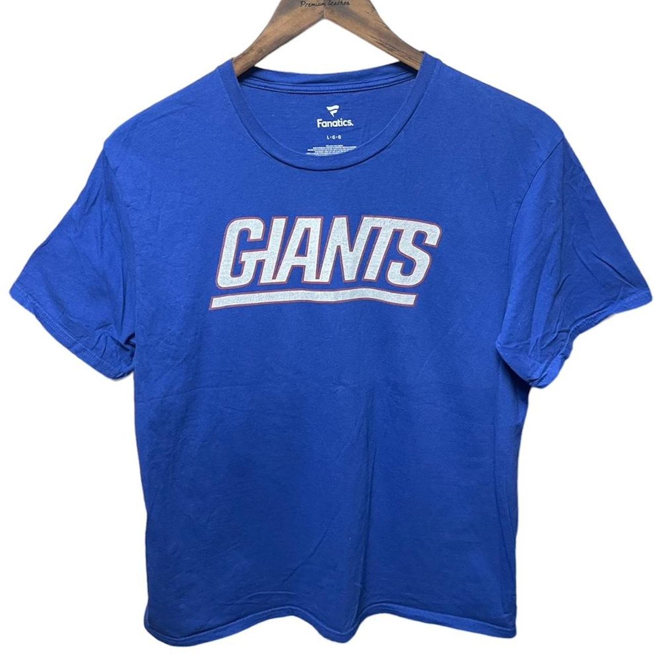 Fanatics NFL NY Giants Short Sleeve T-Shirt Blue