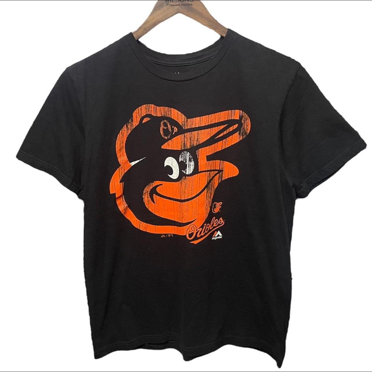 Majestic Baltimore Orioles Shirt Mens Small White - Depop