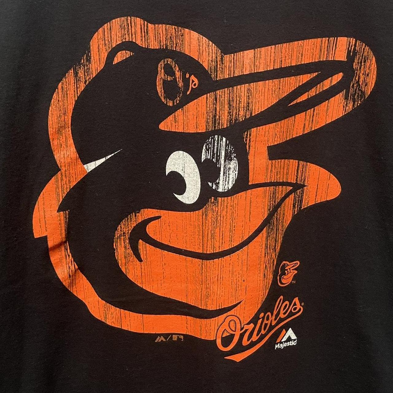 Majestic Baltimore Orioles Shirt Mens Small White - Depop