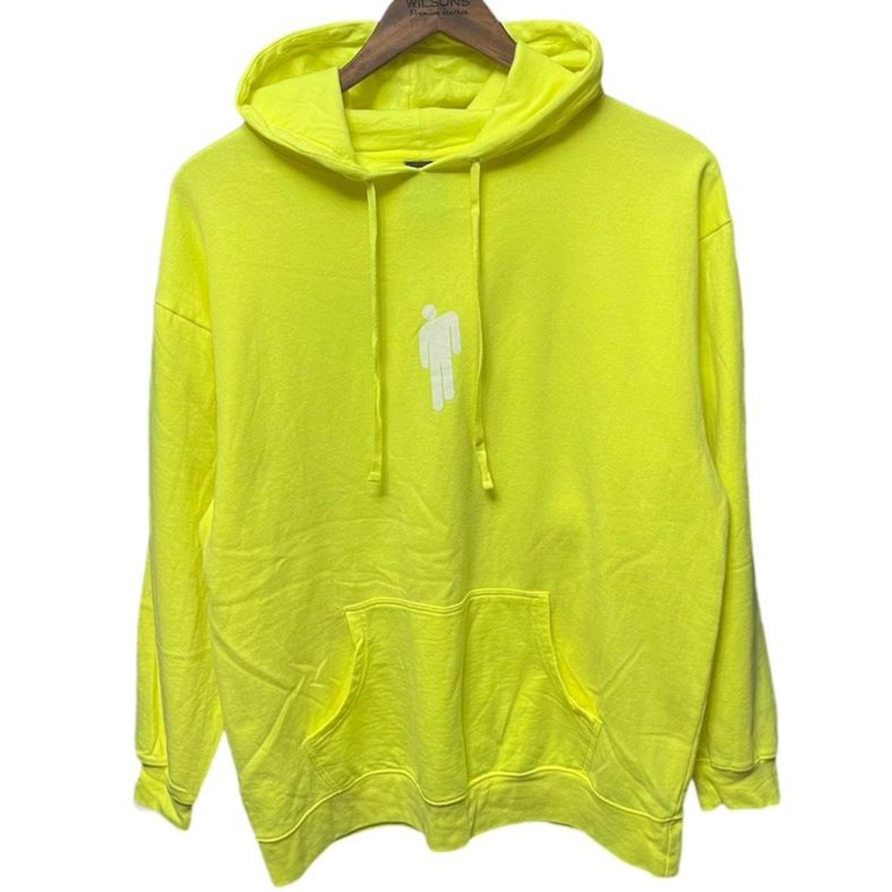 Billie eilish merch yellow hoodie hotsell