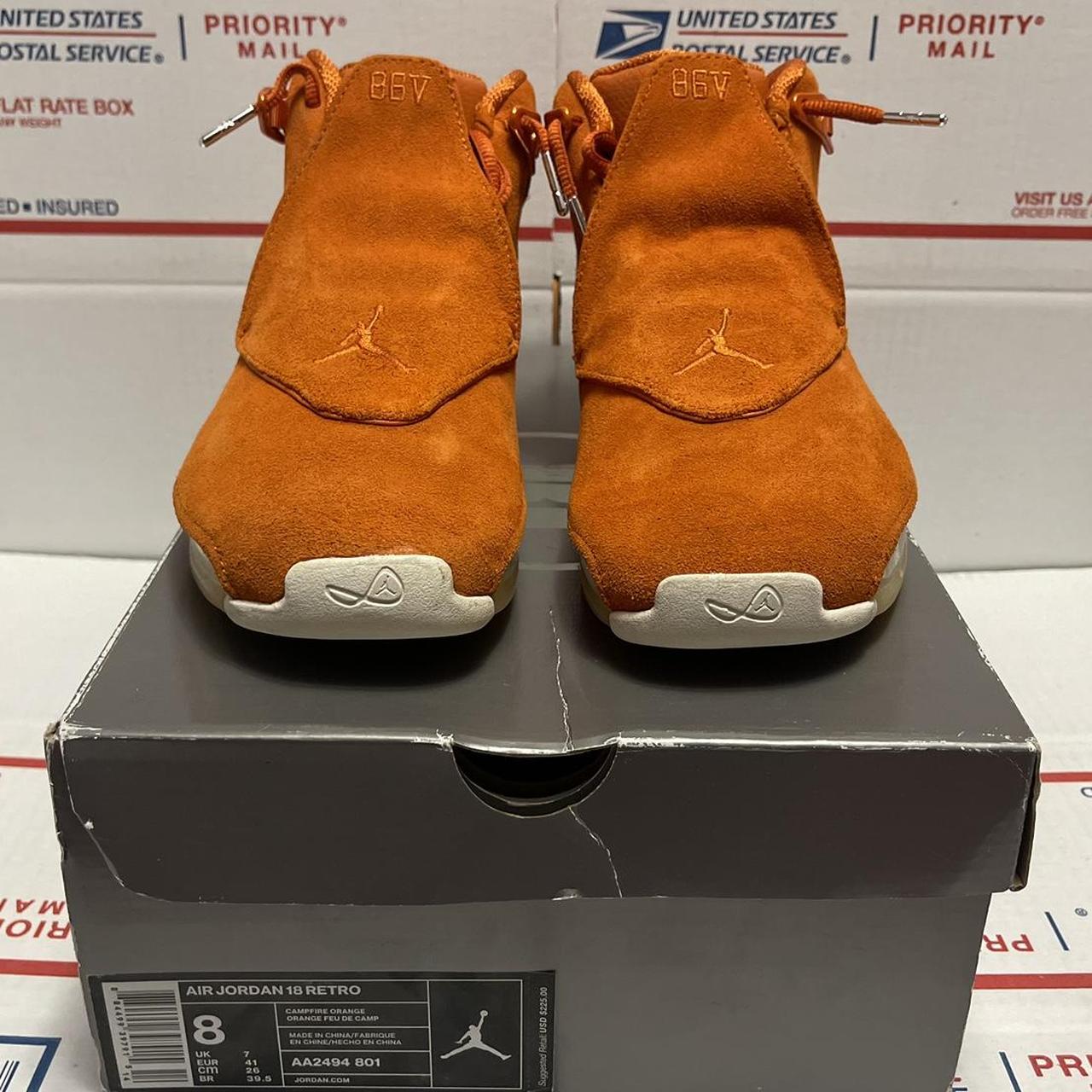 Jordan 18 orange best sale