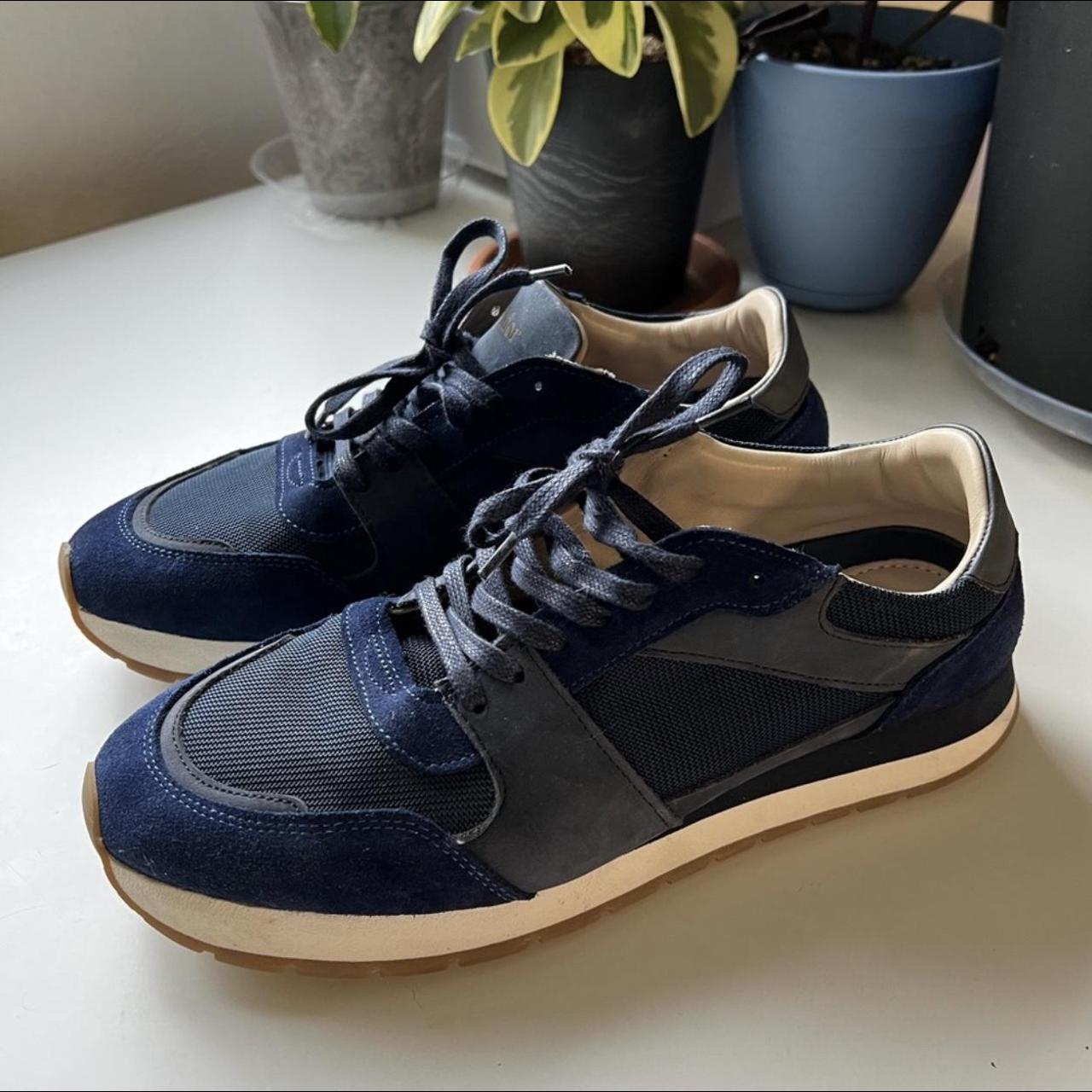 Corridor Men's Navy Trainers Depop