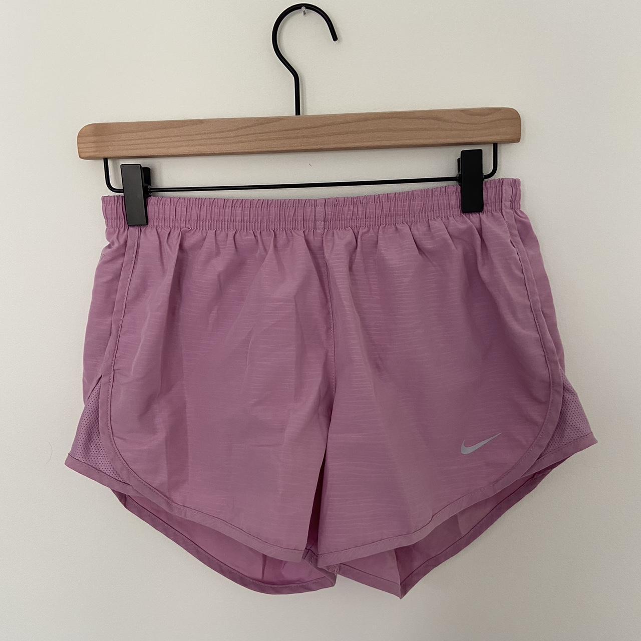 lavender nike pro shorts