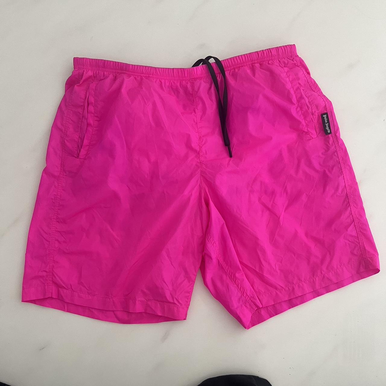 Palm Angels Men's Pink Swim-briefs-shorts | Depop