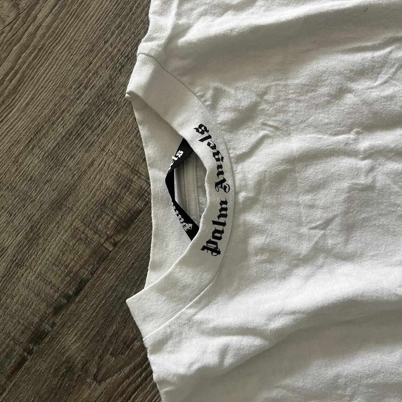 Palm angels miami logo tshirt - size small Tshirt - Depop