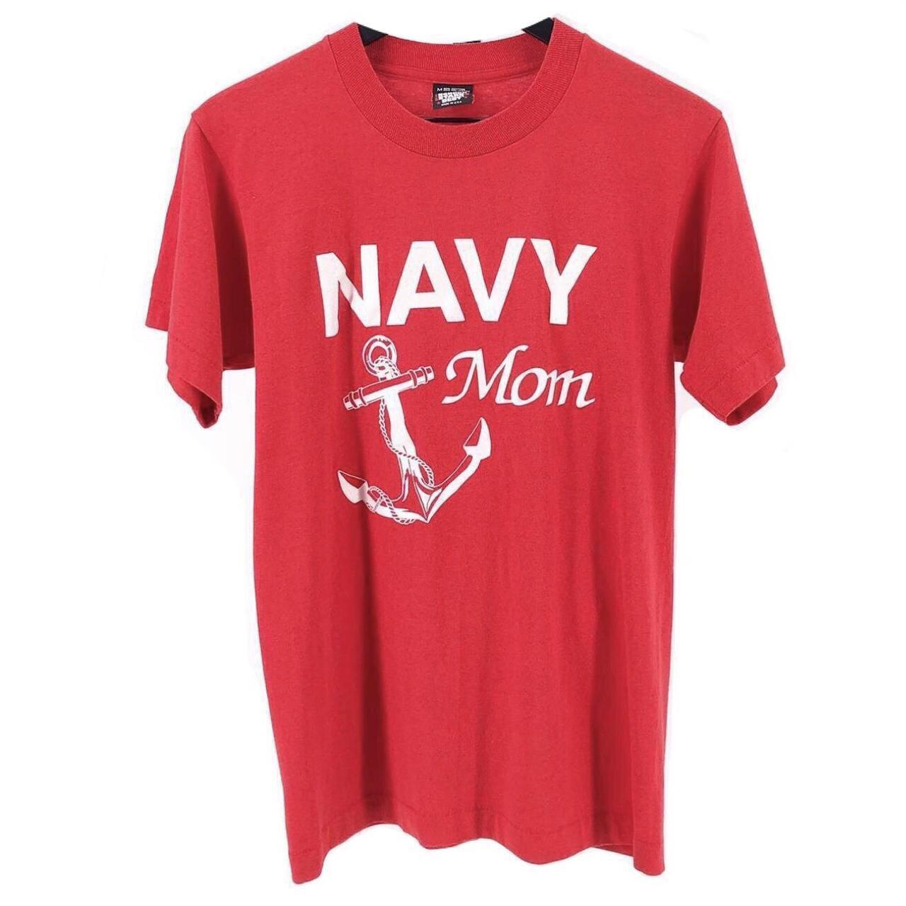 Women's Navy Anchor Graphic Tee