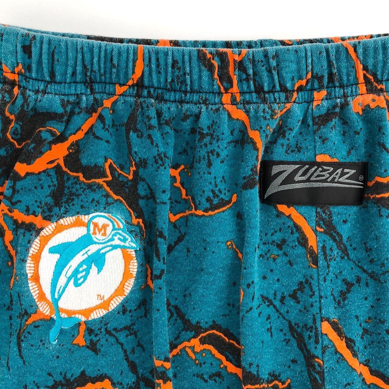 Miami Dolphins Zubaz Pants - Aqua/Orange