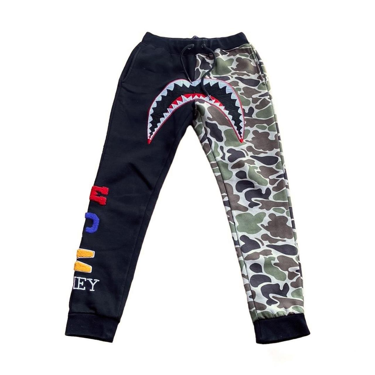 Hudson Camo Shark Mouth Joggers Multicolored