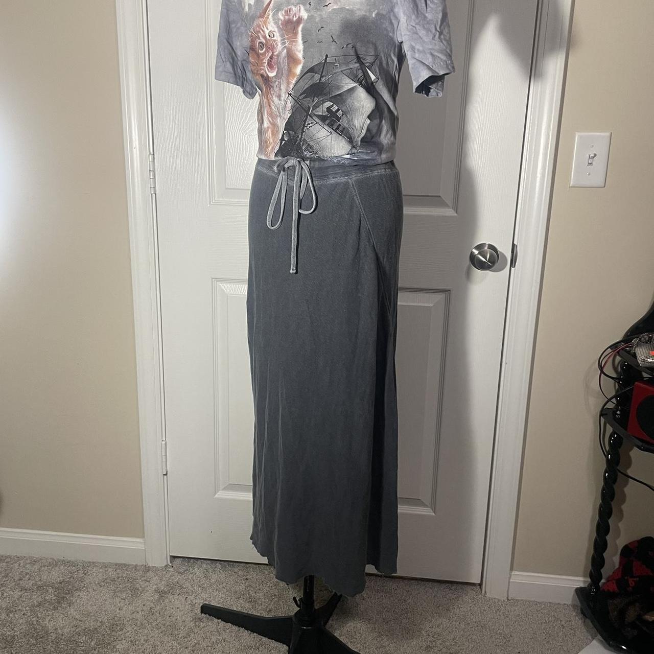 James Perse Women's Grey Skirt | Depop