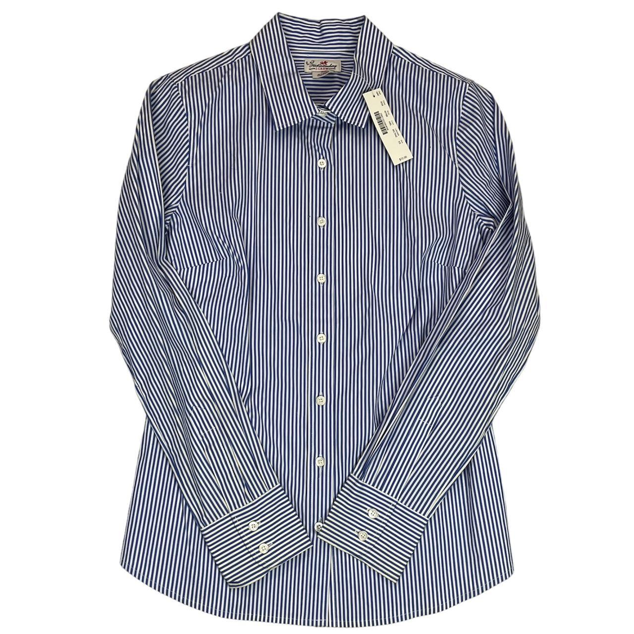 Nwt Crew Haberdashery Striped Button Up - Main Image