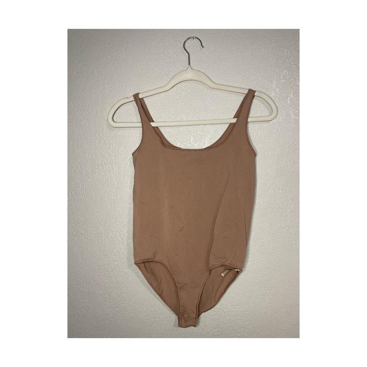 SKIMS Essential Bodysuit Thong Comfy Level :... - Depop