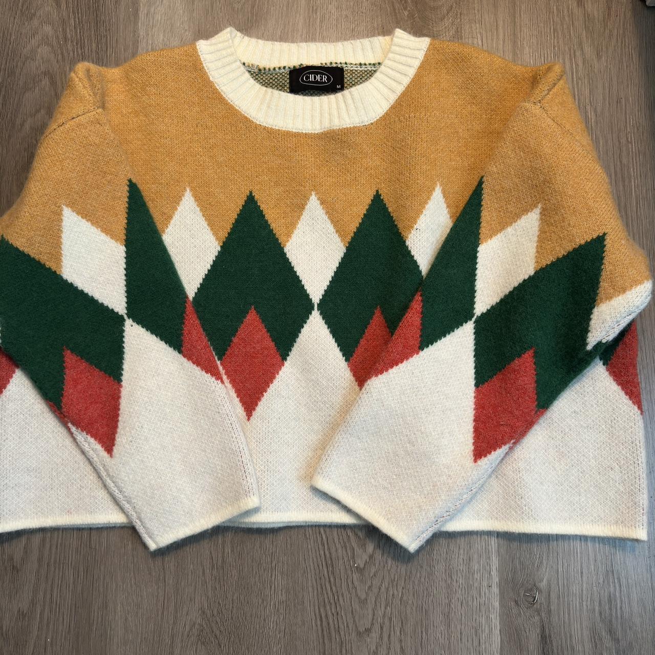 Cropped Cider Sweater Size Medium Won’t maybe... Depop
