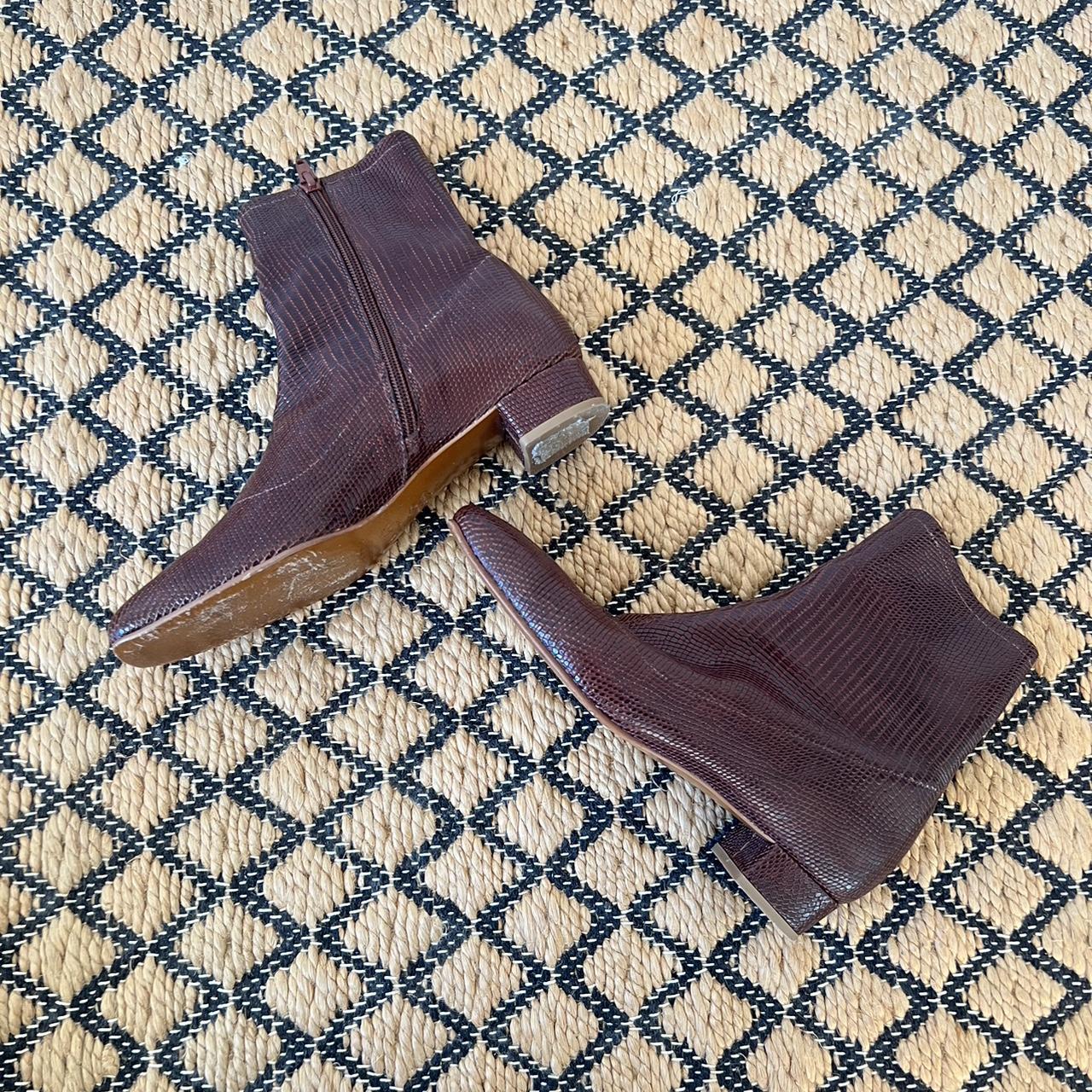 By Far Women's Brown and Burgundy Boots (4)