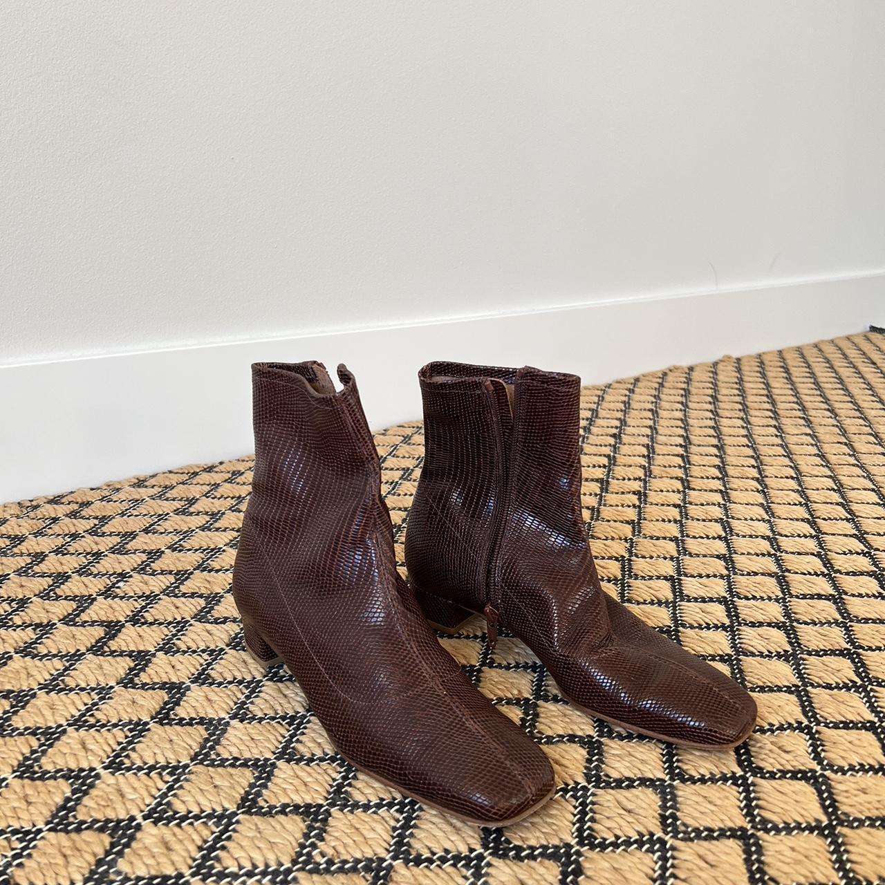 By Far Women's Brown and Burgundy Boots (7)