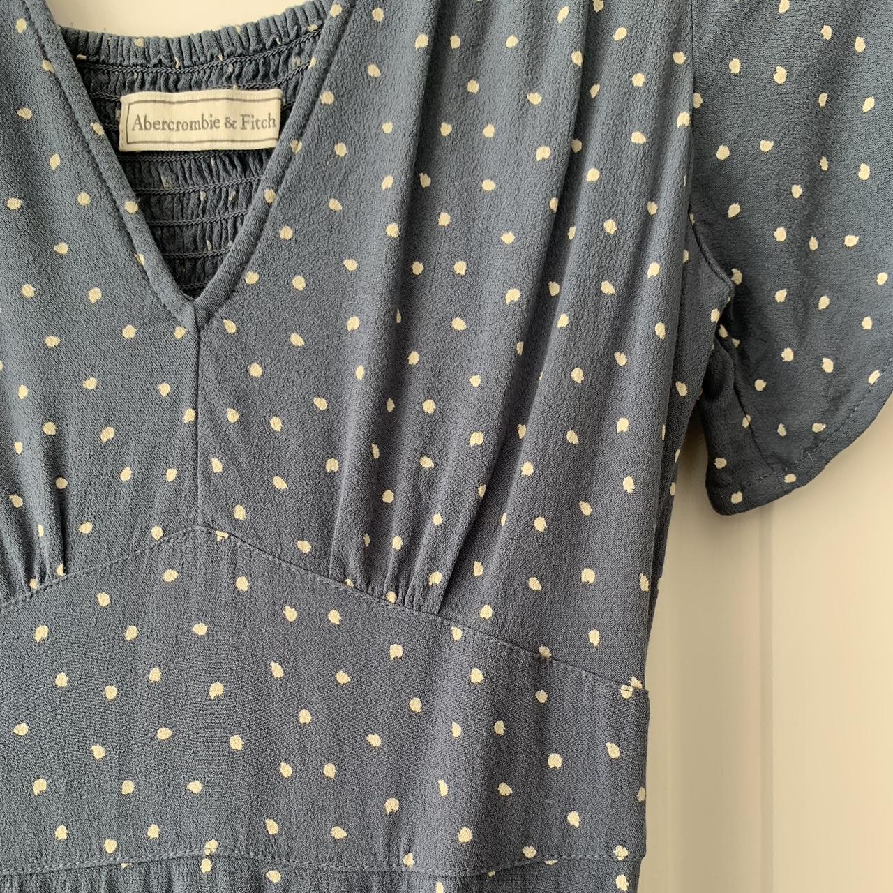 Abercrombie Fitch Polka Dot Dress Only Worn Depop