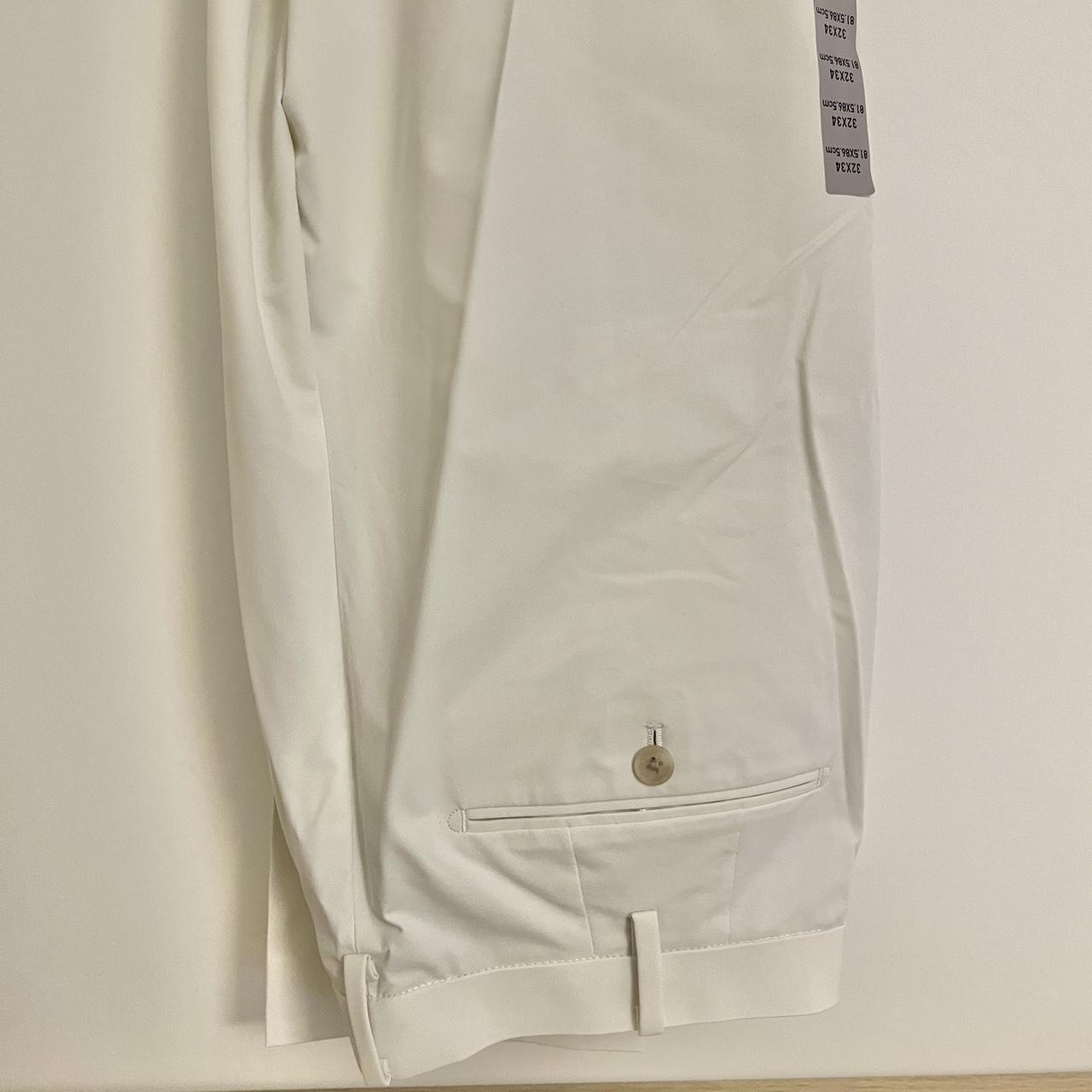 UNIQLO Men's White Trousers | Depop