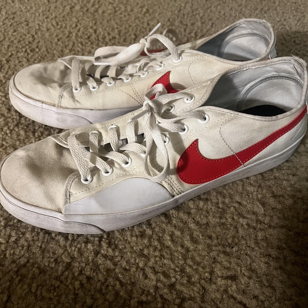 Nike SB Blazer Court red shoes #nike #adidas - Depop