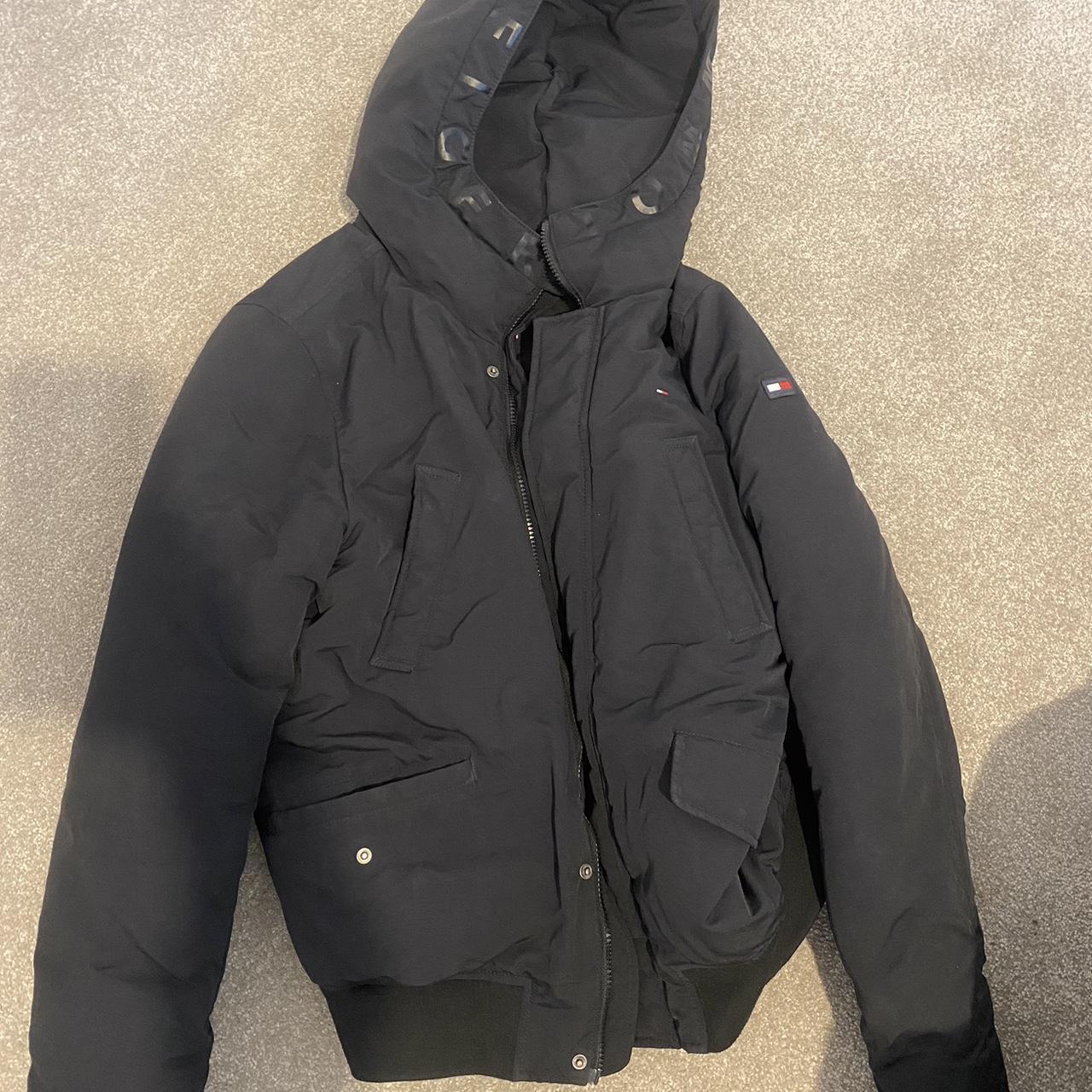 Black Tommy Hilfiger Insulated Jacket Winter... - Depop