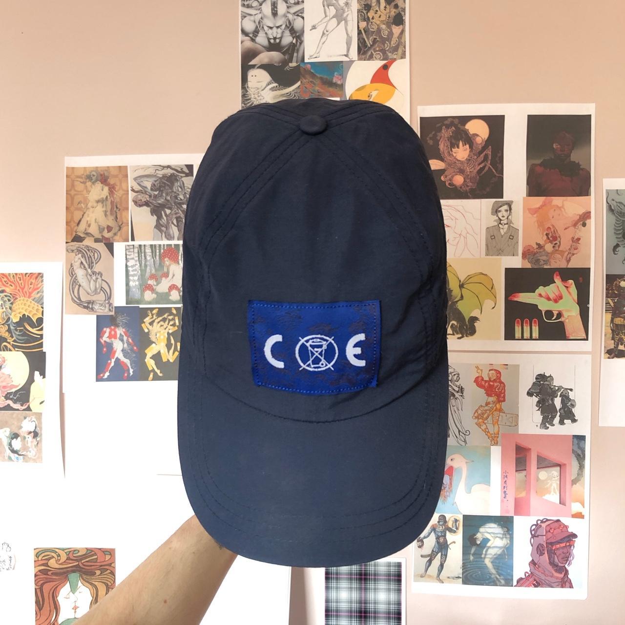 Rare Cav Empt navy blue 4 panel adjustable... - Depop