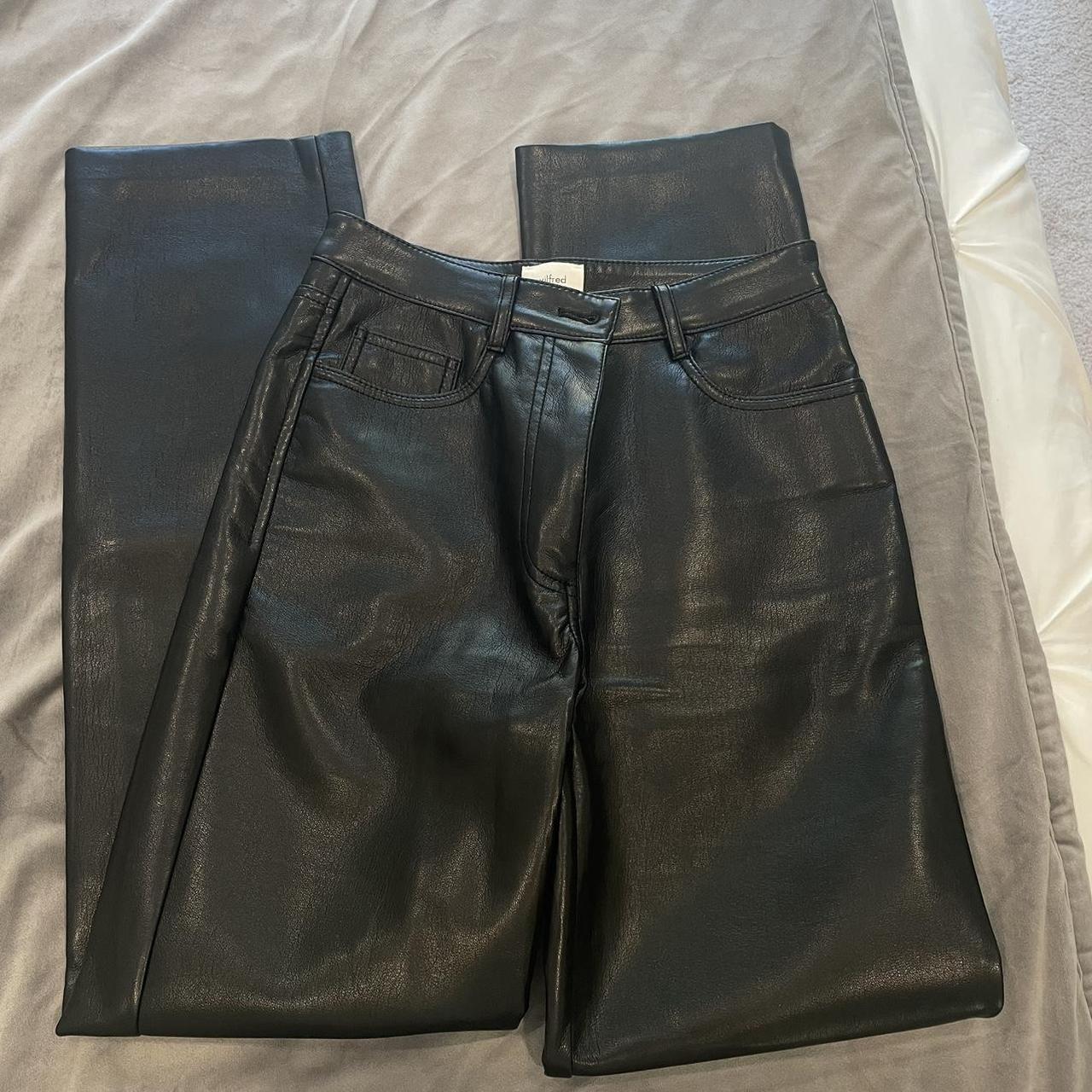 Wilfred Women's Black Trousers | Depop