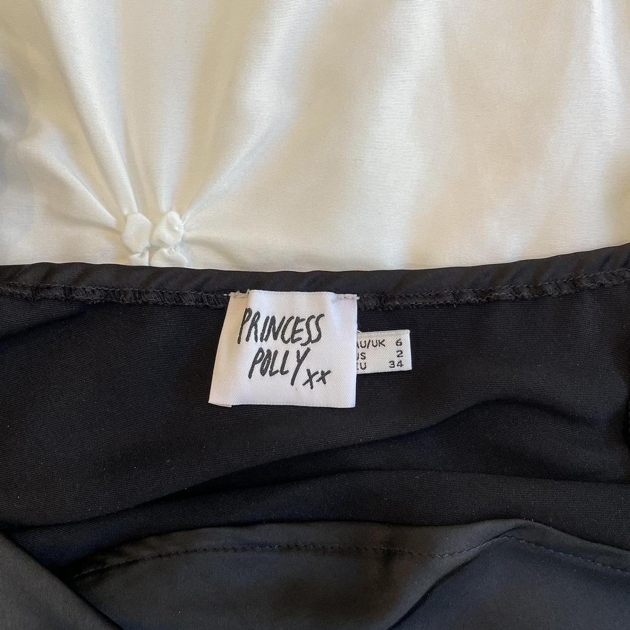 the cutest black princess polly dress somewhat... Depop