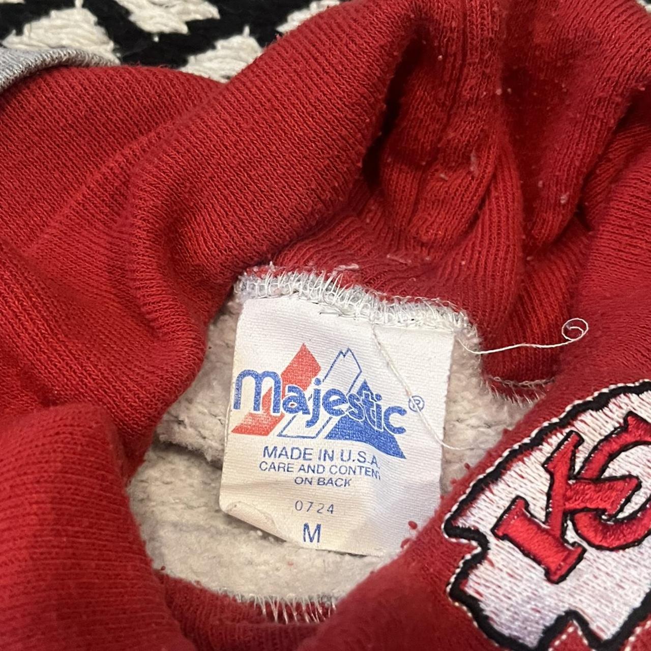 Vintage 90's Kansas City Chiefs Sweatshirt Size - Depop