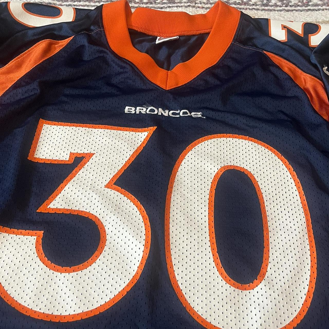 Vintage 90's Denver Broncos Terrell Davis jersey 30 - Depop