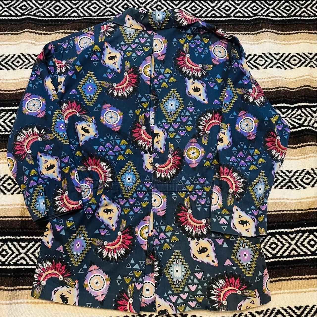 Native Women's Jacket - Multi/Blue - L – Native A… - image 3