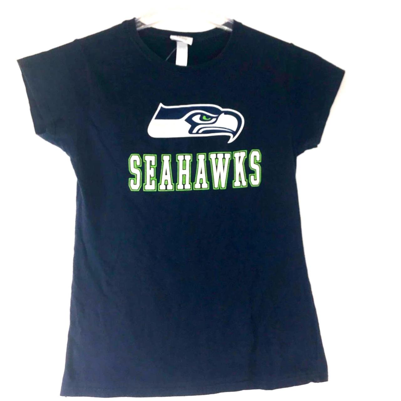 Seattle Seahawks Shirt Womens Large '47 Short Sleeve - Depop