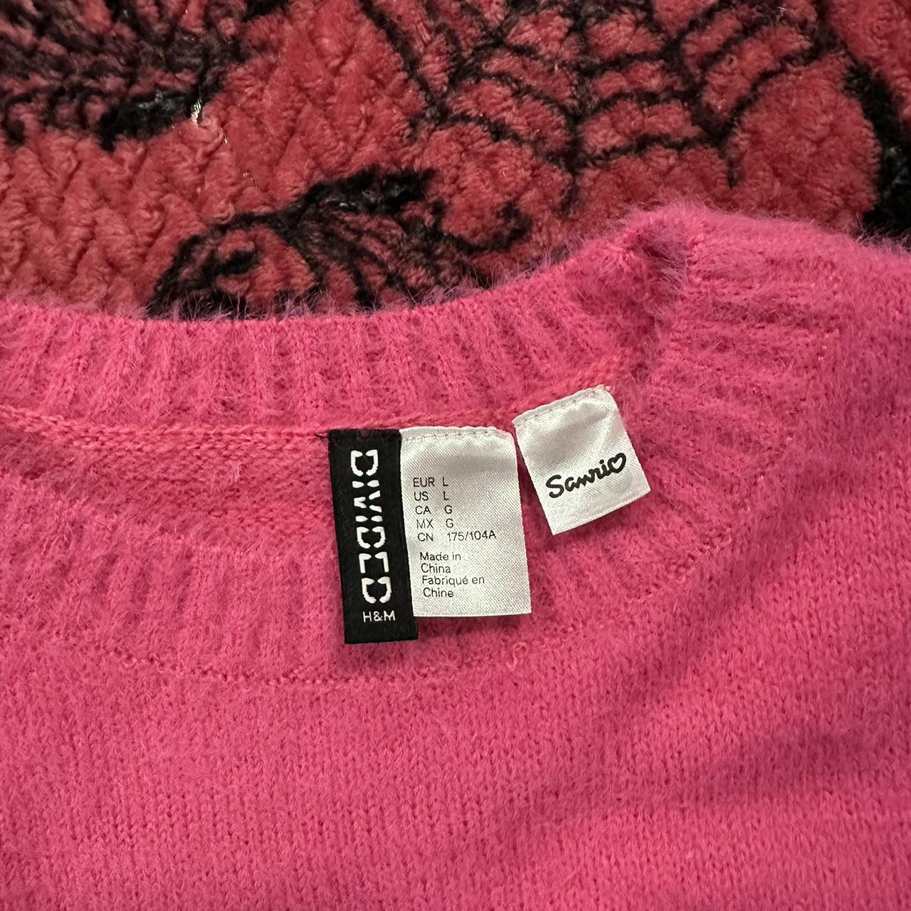 Sanrio Women's Pink and Black Sweatshirt (3)