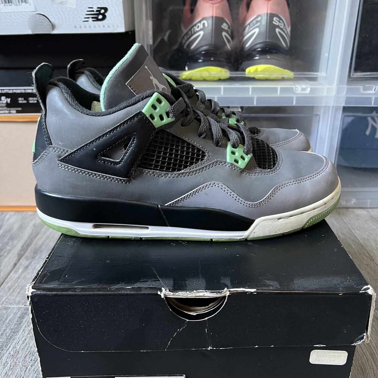 jordan 4 green glow size 11