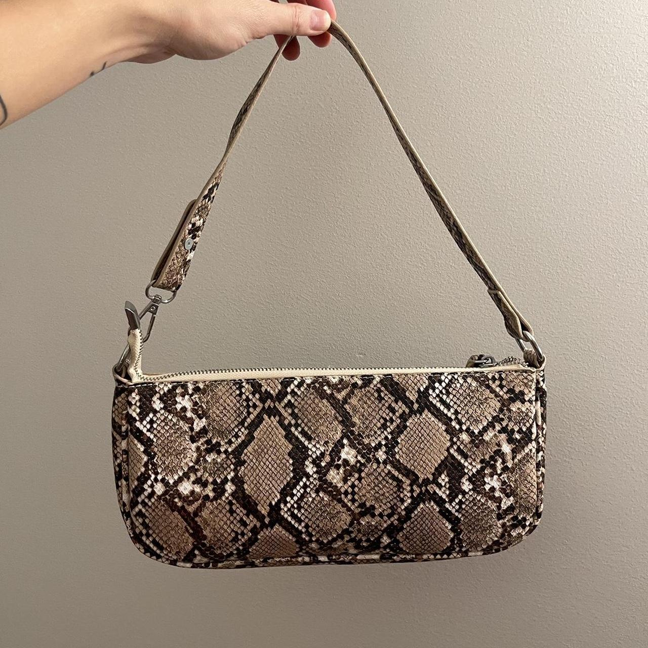 Snake print deals sling bag