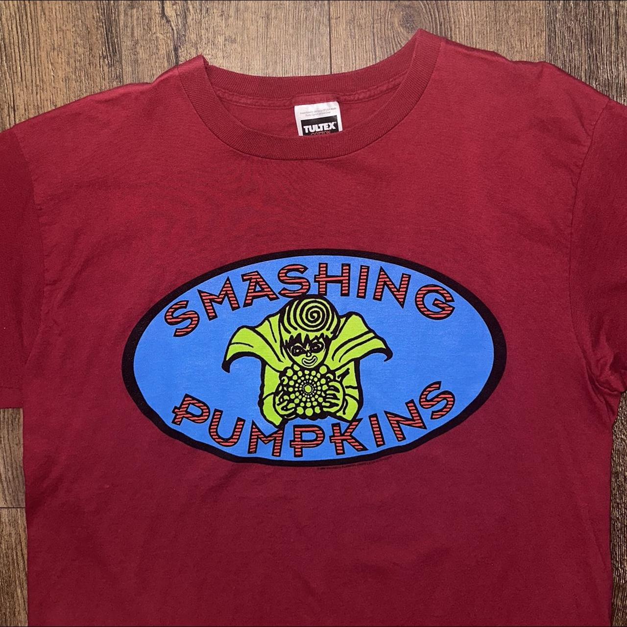 Vintage 90s 1994 Smashing Pumpkins Tour Graphic... - Depop