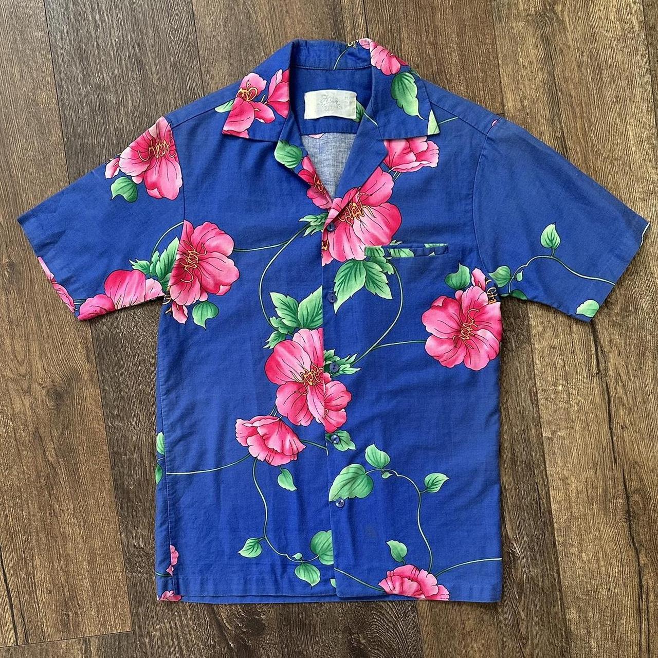 Hawaii Shirt Hilo Blue ~ Vintage Store