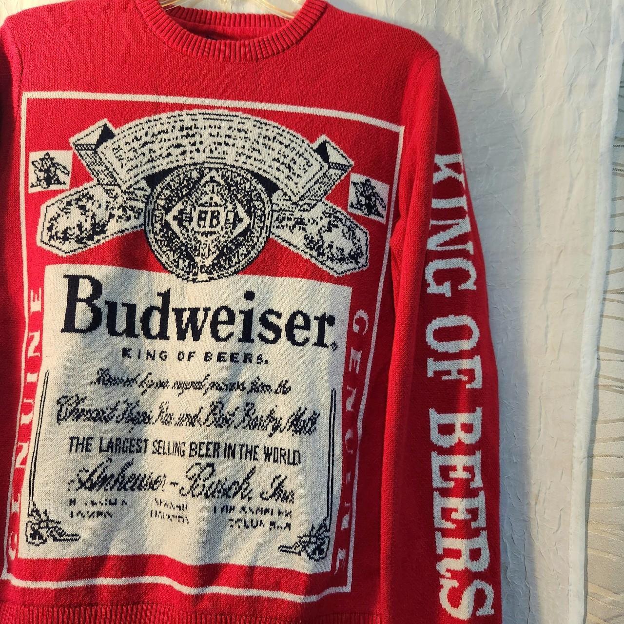 Lucky brand budweiser on sale sweater