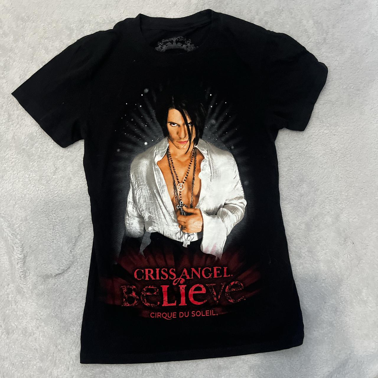 CRISS ANGEL Believe Cirque Du retailer Soleil T-Shirt Women's Small