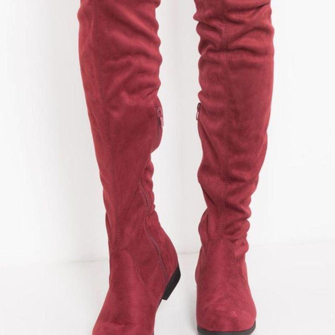 Unique over best sale the knee boots