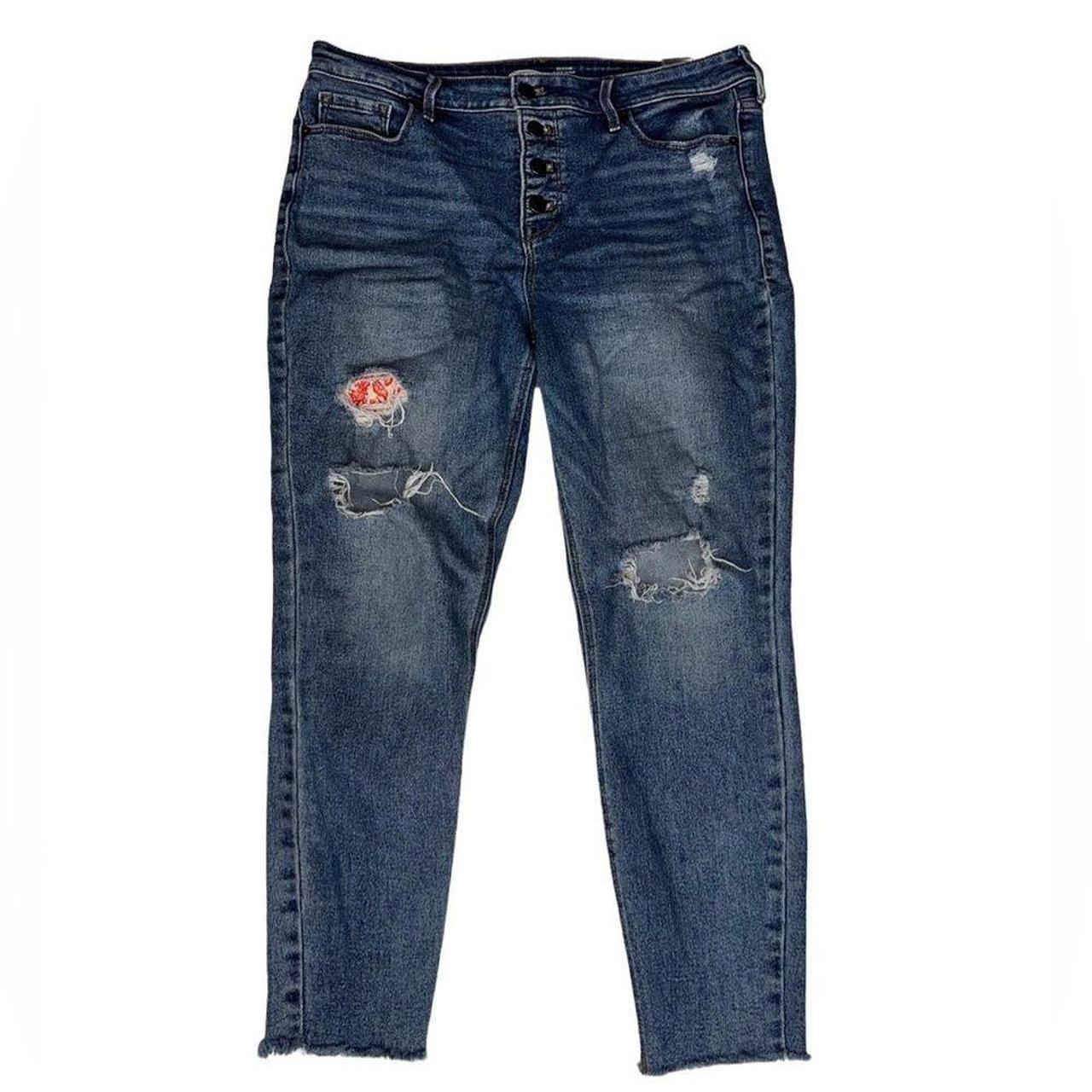 High rise rockstar super skinny jeans from Old Navy. - Depop