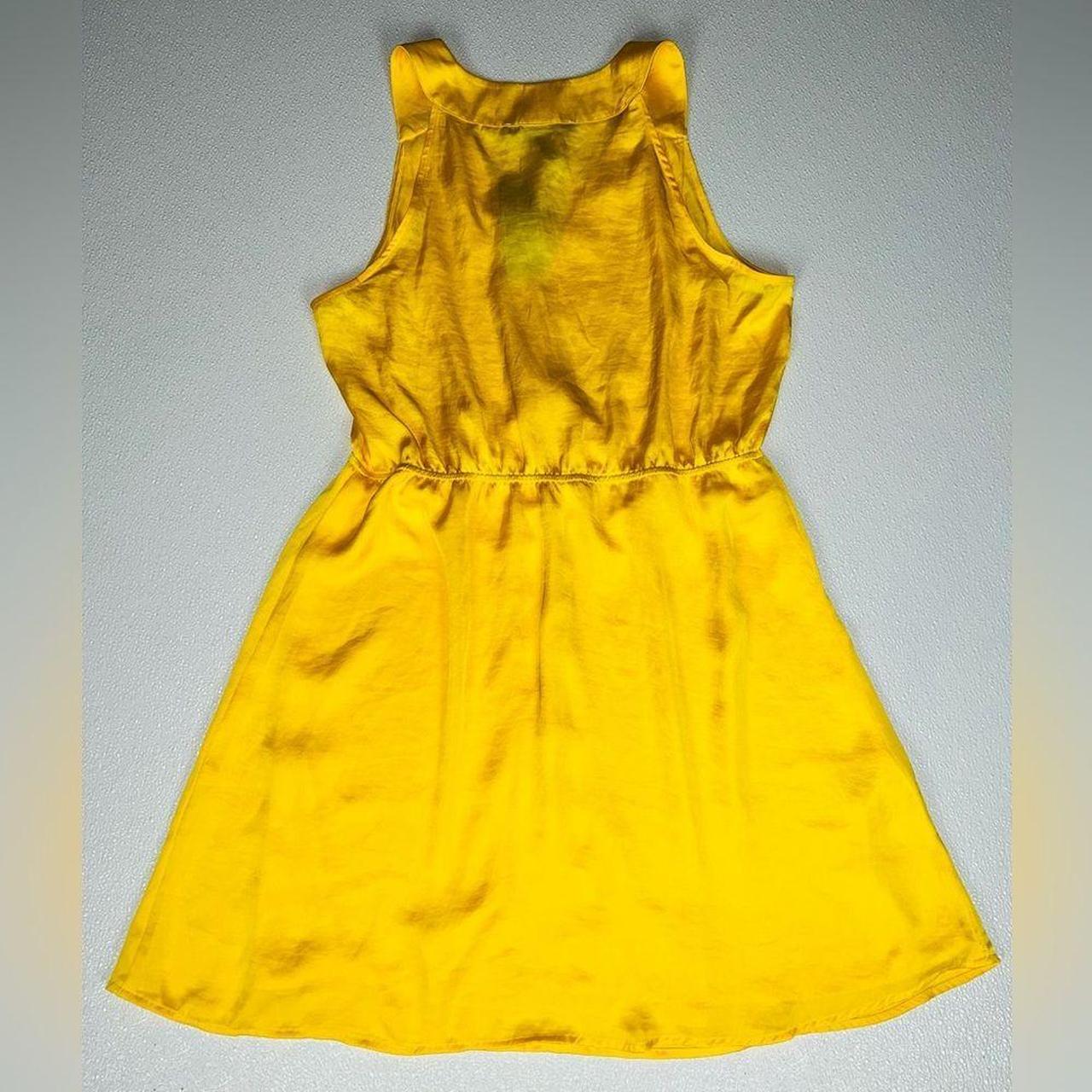 Bcbg mustard yellow dress sale