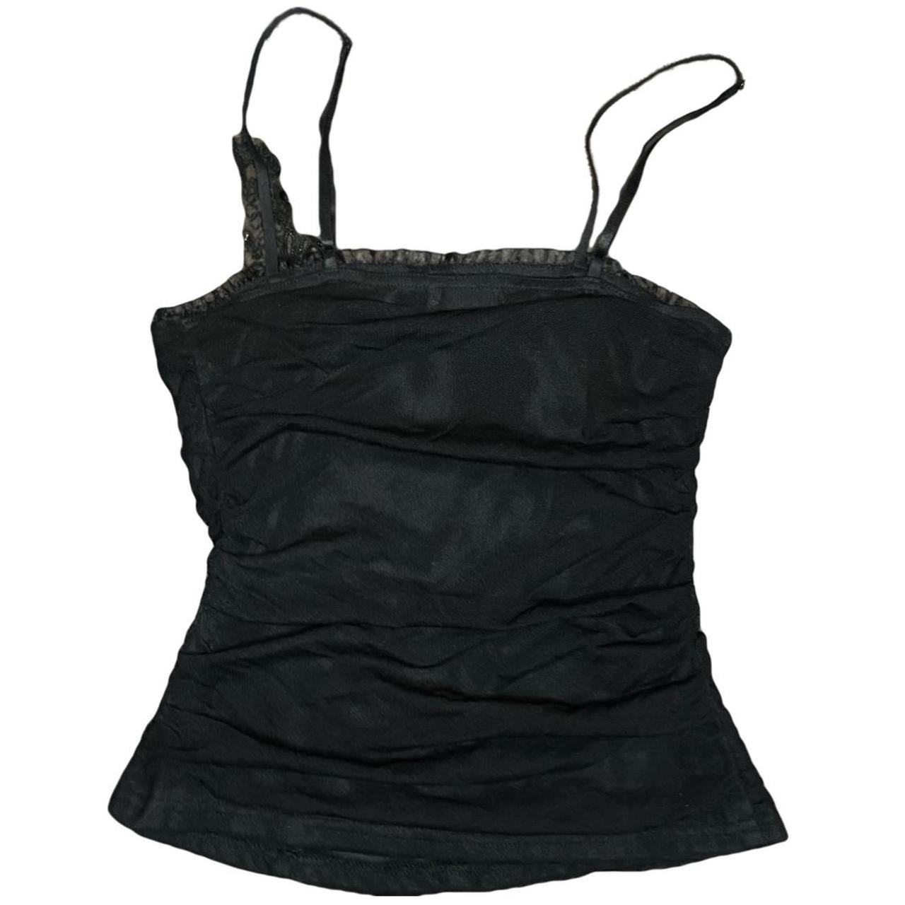 Forever 21 Women's Black Veststankscamis Depop