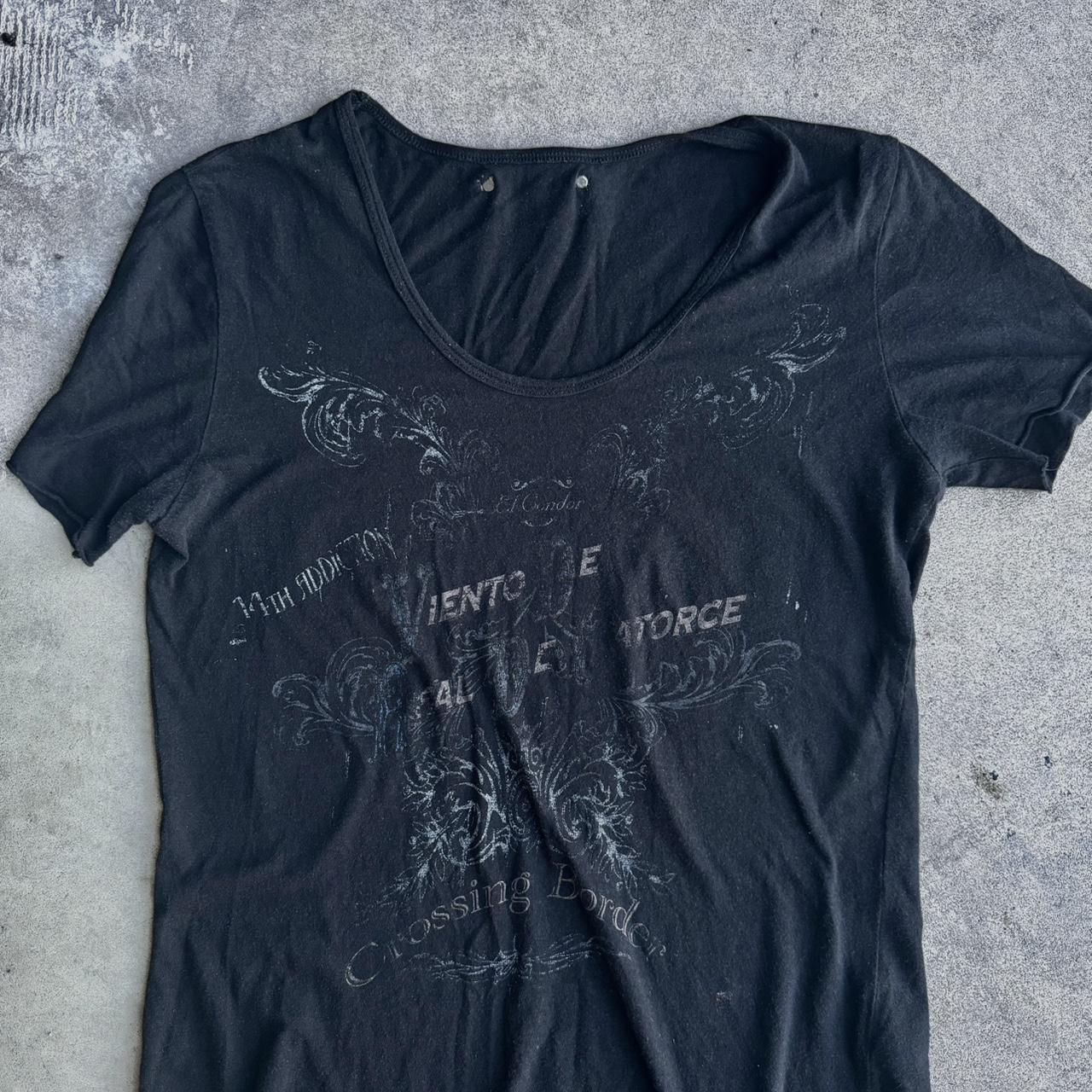 14th Addiction Script Tee Size 1 #14thaddiction | Depop