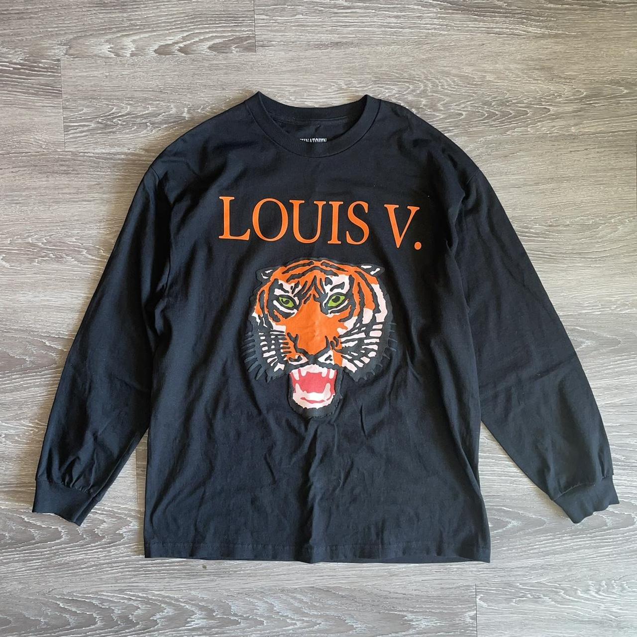 Chinatown Market Louis V Tiger Crewneck Size - Depop