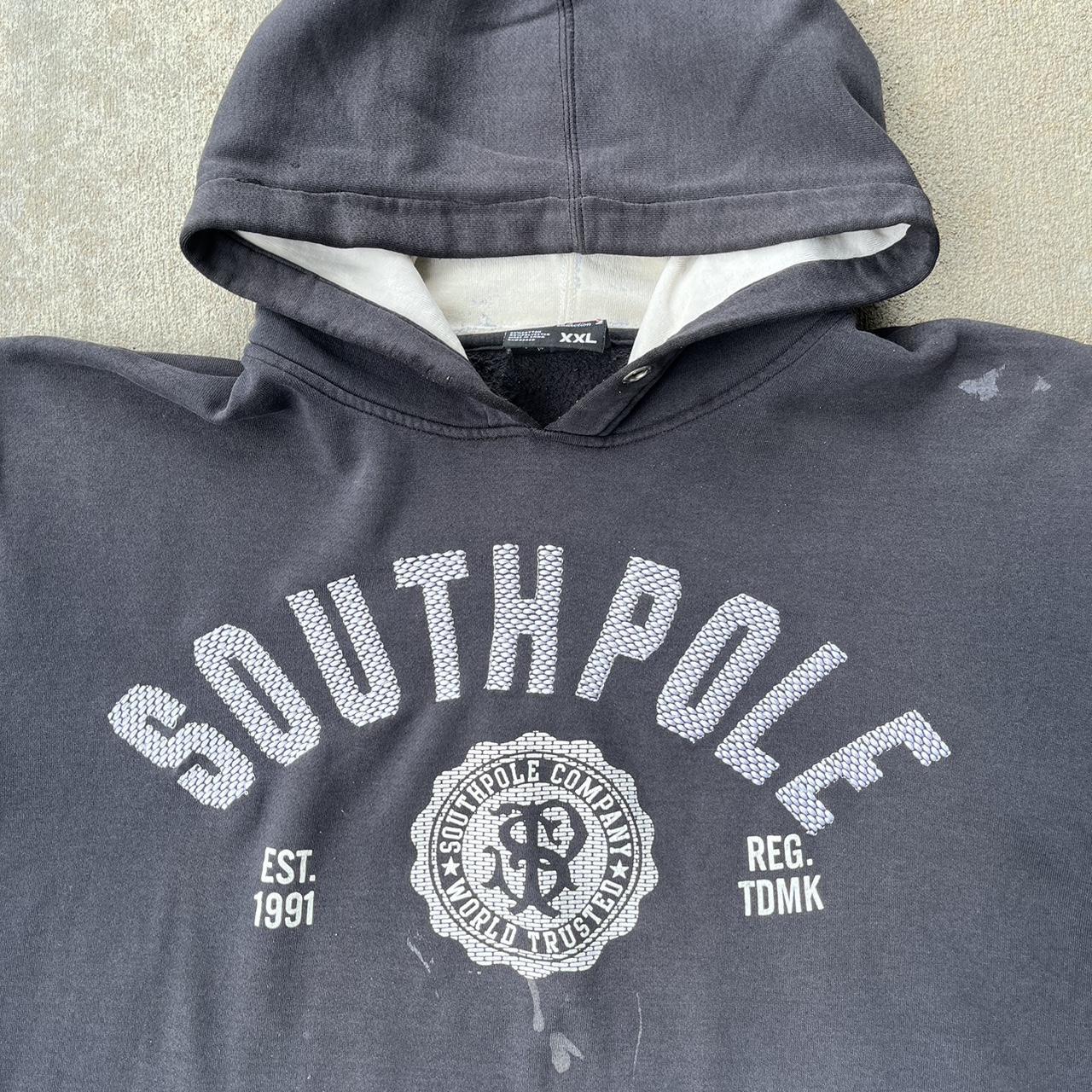 Southpole Men's Black Hoodie | Depop