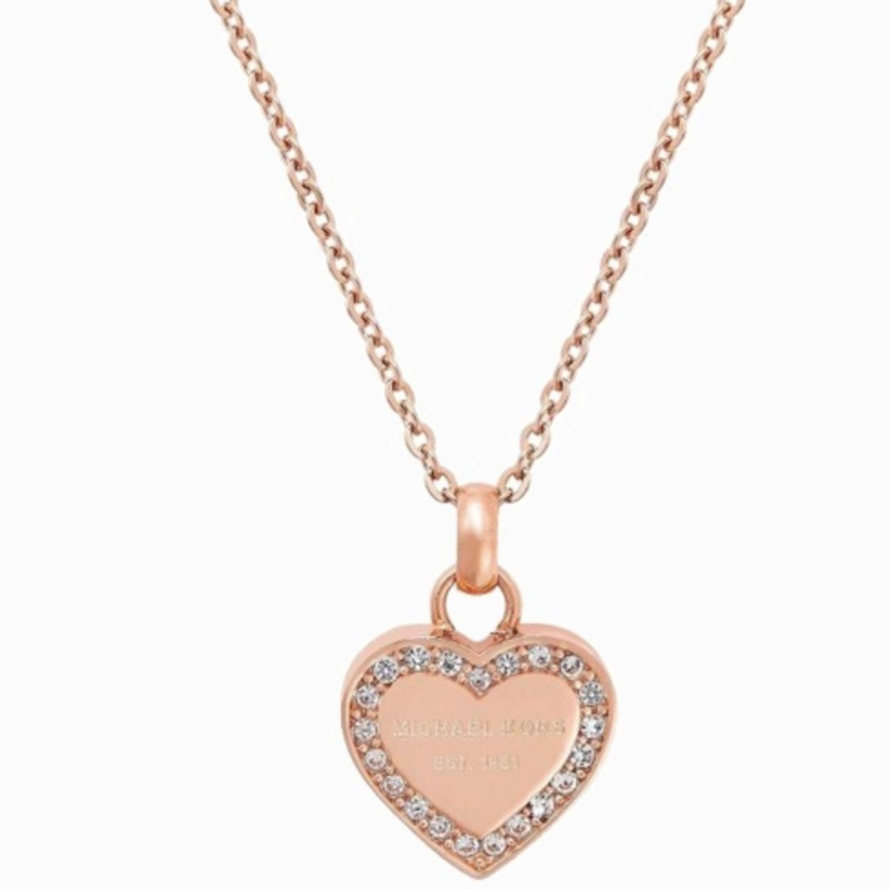 Michael kors locket necklace on sale