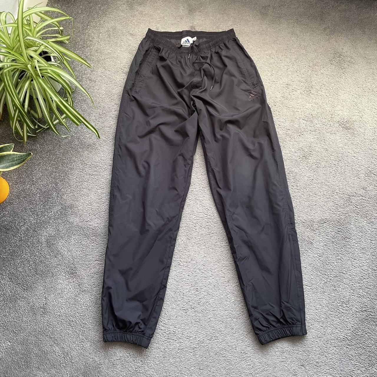 2001 OG Adidas Shell track pants black / tag says... - Depop