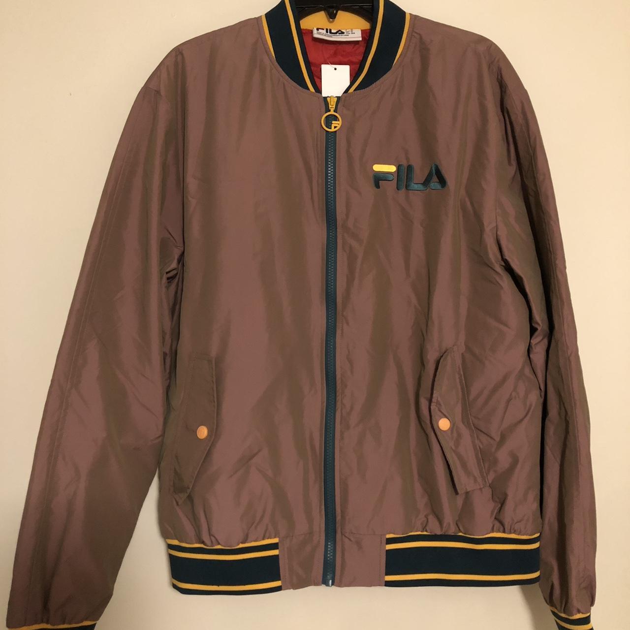 FILA/Urban Outfitters Skyler Bomber Jacket Brand - Depop