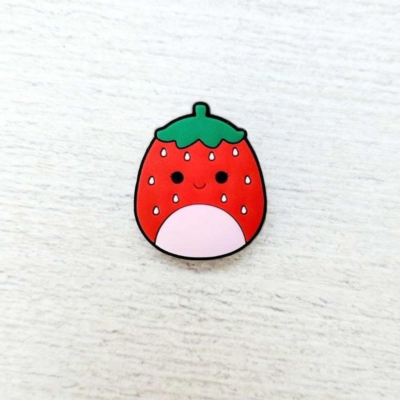 Super Cute Strawberry Squishmallow Jibbitz BRAND... Depop