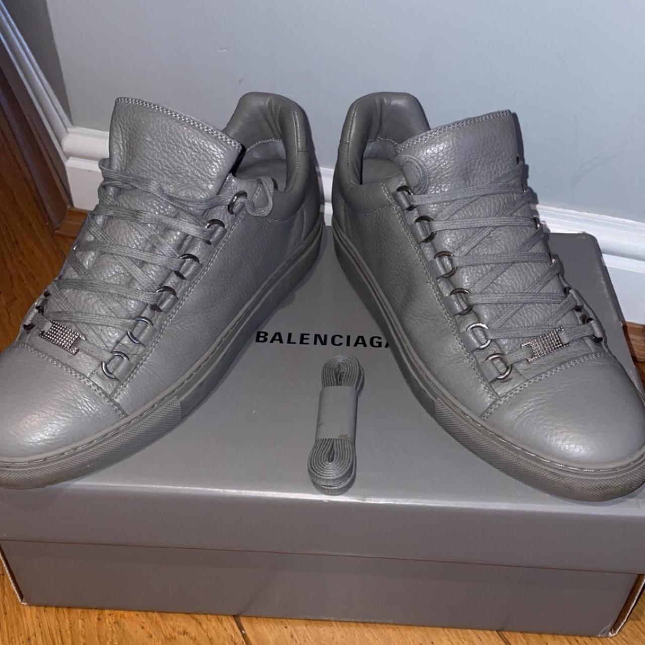 balenciaga sneakers mens silver